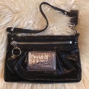 COACH Black Wristlet
